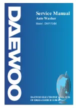 Daewoo DWF-700M Service Manual preview