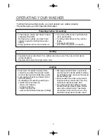 Preview for 7 page of Daewoo DWF-7094P Instruction Manual