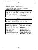 Preview for 7 page of Daewoo DWF-750M Instruction Manual