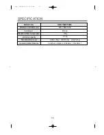 Preview for 16 page of Daewoo DWF-750MS Instruction Manual