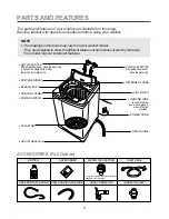 Preview for 2 page of Daewoo DWF-756 Instruction Manual