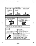 Предварительный просмотр 5 страницы Daewoo DWF-770W Instruction Manual