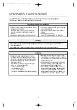 Preview for 7 page of Daewoo DWF-800 Instruction Manual