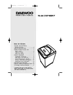 Daewoo DWF-800MP Instruction Manual preview