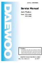 Daewoo DWF-830H Service Manual preview