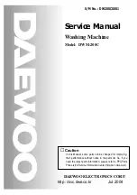 Daewoo DWM-200C Service Manual preview