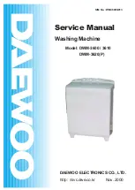 Daewoo DWM-3600 Service Manual preview