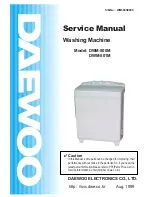 Daewoo DWM-500M Service Manual preview