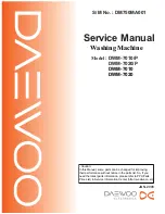 Preview for 1 page of Daewoo DWM-7010 Service Manual