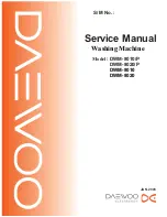 Preview for 1 page of Daewoo DWM-8010 Service Manual