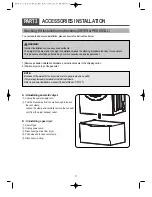 Предварительный просмотр 17 страницы Daewoo DWR-WE3011RR Owner'S Manual