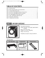 Предварительный просмотр 3 страницы Daewoo DWR-WE31WW Owner'S Manual