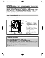 Предварительный просмотр 7 страницы Daewoo DWR-WE31WW Owner'S Manual