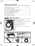 Предварительный просмотр 3 страницы Daewoo DWR-WE5413WC Owner'S Manual