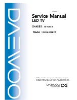 Предварительный просмотр 1 страницы Daewoo EX236E2BCFA Service Manual