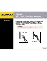 Preview for 14 page of Daewoo F109A1 User Manual