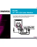 Предварительный просмотр 10 страницы Daewoo F227B User Manual