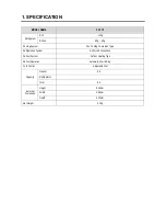 Preview for 3 page of Daewoo FF-115 Service Manual