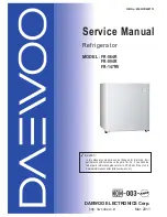 Preview for 1 page of Daewoo FR-064R Service Manual