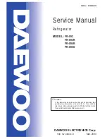 Preview for 1 page of Daewoo FR-093 Service Manual