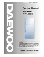 Preview for 1 page of Daewoo FR-631KD Service Manual