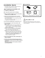 Preview for 5 page of Daewoo FRAQ19DC Series Operating Instructions Manual