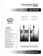 Daewoo FRS-201 User Manual preview