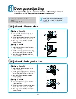 Preview for 21 page of Daewoo FRS-2021CAL User Manual