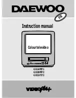 Preview for 1 page of Daewoo GB14F8T1 Instruction Manual