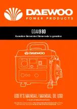 Preview for 1 page of Daewoo GDAA980 User Manual