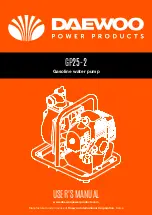 Daewoo GP25-2 User Manual preview