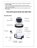 Предварительный просмотр 3 страницы Daewoo HEA1032 User Manual