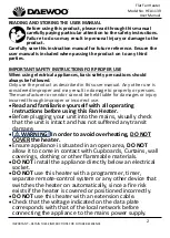 Preview for 2 page of Daewoo HEA1139 User Manual