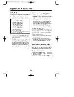 Preview for 16 page of Daewoo HHOTR15W Use And Care Manual