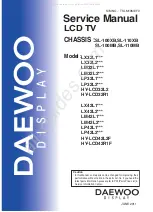 Preview for 1 page of Daewoo HY-LCD32L2 Service Manual