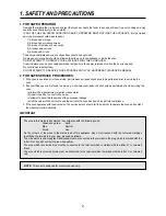 Предварительный просмотр 3 страницы Daewoo KOC-1B4K0S Service Manual