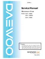 Daewoo KOC-1C0KB Service Manual preview