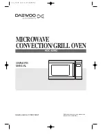 Preview for 2 page of Daewoo KOC-629Q Owner'S Manual