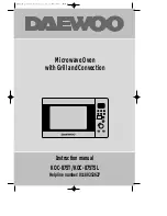 Preview for 20 page of Daewoo KOC-875TSL Instruction Manual