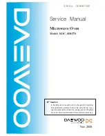 Preview for 1 page of Daewoo KOC-8H6T7S Service Manual