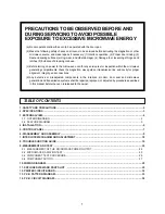 Preview for 2 page of Daewoo KOC-8H6T7S Service Manual