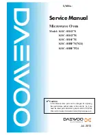 Preview for 1 page of Daewoo KOC-8HAT7S Service Manual