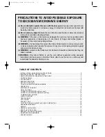 Предварительный просмотр 2 страницы Daewoo KOC-924T Owner'S Manual