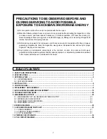 Предварительный просмотр 2 страницы Daewoo KOC-924T0S Service Manual