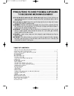 Preview for 2 page of Daewoo KOC-925T Owner'S Manual