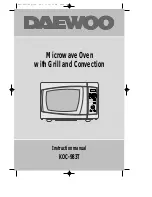 Предварительный просмотр 19 страницы Daewoo KOC-983T Instruction Manual