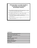 Preview for 2 page of Daewoo KOC-992C Operating Instructions Manual