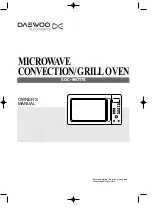 Preview for 2 page of Daewoo KOC-9N7T Owner'S Manual