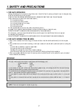 Preview for 3 page of Daewoo KOC-9N7T7S Service Manual