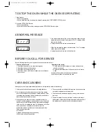 Предварительный просмотр 22 страницы Daewoo KOC-9Q0T7A Owner'S Manual